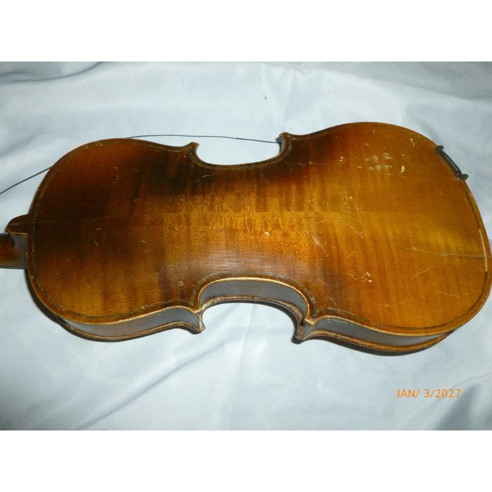 Antique Kids Violin Stradivarius Ant Made In Germany & Case Beginner‎ Youth